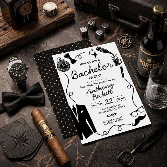 Convites Desenhos à Mão Caprichosos e Fantasiosos Festa de  (Criador carregado)