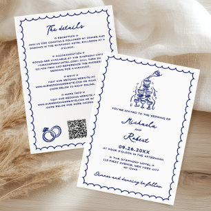 Convites Desenhos à Mão Rabiscos e Garábias Tudo-em-Um Casa