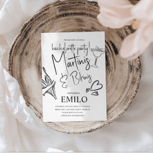 Convites Desenhos de Martini Biquíni Festa de Despedida de 