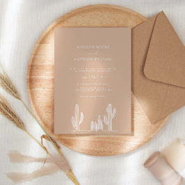 Convites Deserto De Arte Da Linha De Areia Leve