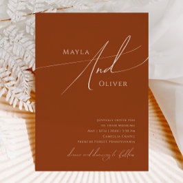 Convites Deserto Whimsic | Casamento Casual Terracotta