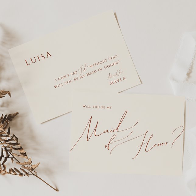 Convites Deserto Whimsic | Placa de Madrinha de casamento b (Criador carregado)