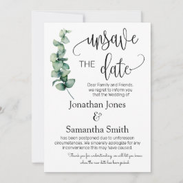 Convites Desguardar as datas de casamento mudar de verde in