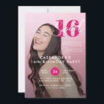 Convites Design Cobrir Doce da Revista Dezesseis Aniversári<br><div class="desc">Design Cobrir Doce Doce 16 Convite de Aniversário</div>