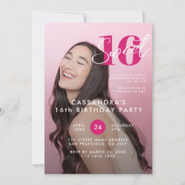 Convites Design Cobrir Doce da Revista Dezesseis Aniversári
