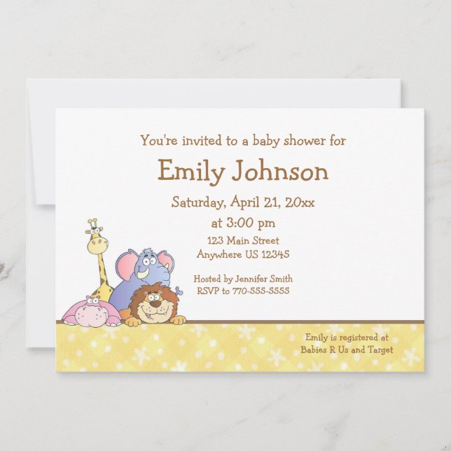 Convites Design da Selva (Frente)