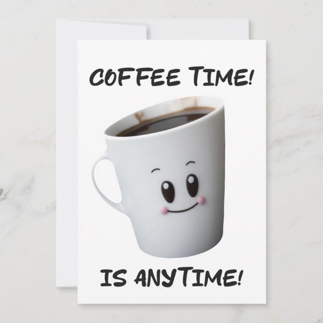 Convites design de café legal de alta qualidade (Frente)