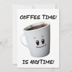 Convites design de café legal de alta qualidade