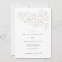 Design de casamento elegante de canto flor