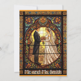 Convites Design de Casamento em Vidro Tradicional