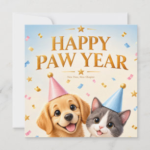 Convites Design de Celebração de Ano Novo para Amantes de A