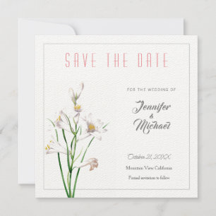 Convites Design de Flor Profissional de Casamento Salve a D