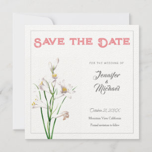 Convites Design de Flor Profissional de Casamento Salve a D