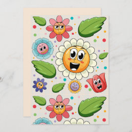 Convites Design de fundo sem costura com flores coloridas