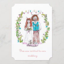 Design de gatos de casamento