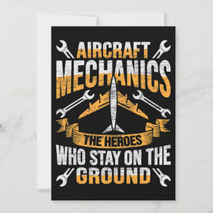 Convites Design de Herói Mecânico da Aeronave Mens para aer