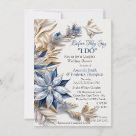 Convites Design de Inverno Festivo de Floco de Neve Único