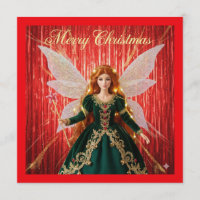 design de menina anjo feliz natal bonito fofo
