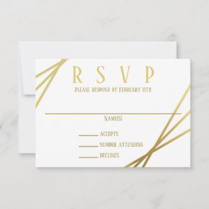 Convites Design de Mod do médio - RSVP