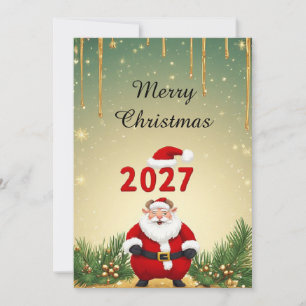 Convites Design de Natal e Ano Novo de 2027