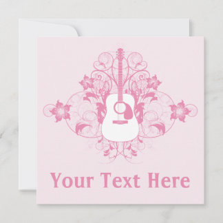 Convites Design de violão
