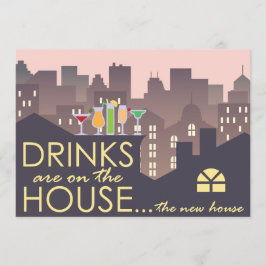 Convites design do Festa Engraçado de Ensino de Casa