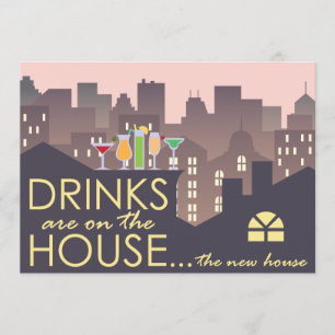 Convites design do Festa Engraçado de Ensino de Casa