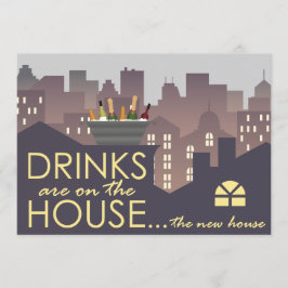 Convites design do Festa Engraçado de Ensino de Casa