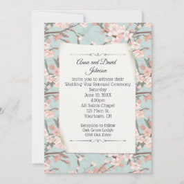 Convites Design do Sakura Cherry Blossom para renovação de 