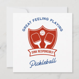 Convites Design legal de pickleball para vestir