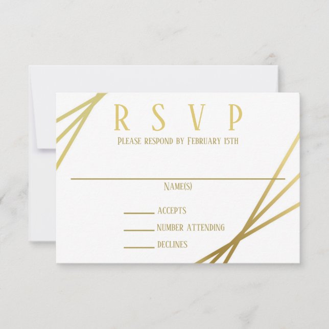 Convites Design Moderno - RSVP (Frente)