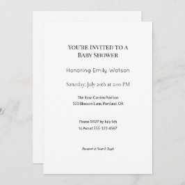 Convites Design personalizado para bebês