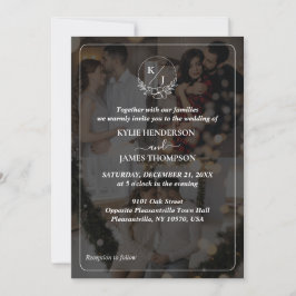 Convites Design Seu Próprio Casamento de Colagem Fotográfic