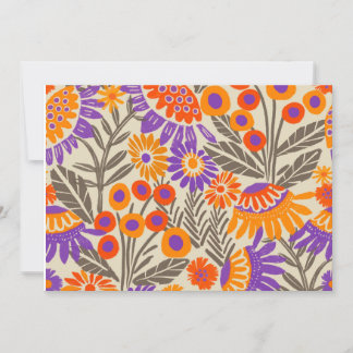 Convites Design Tropical de Flor Negrito