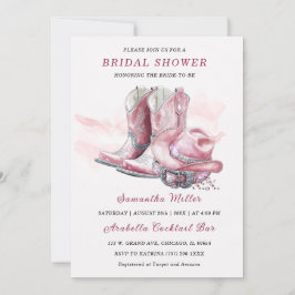 Convites Designs de Festas de Chá de panela da Cowgirl