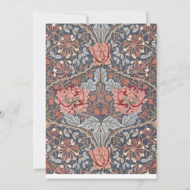 Convites Designs William Morris Wallpaper (Frente)
