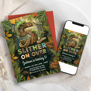 Convites Deslize Sobre o 5º Aniversário do Lagarto da Selva