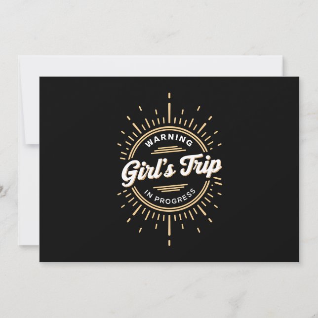 Convites Deslocação de Meninas em Andamento Férias de Verão (Frente)