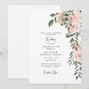 Convites Deslumbrante Noiva Floral Bege Aquarela Casamento