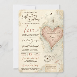 Convites Destino: Amor Casamento