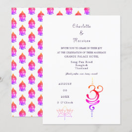 Convites Destino de Casamento da Tailândia