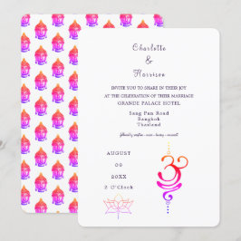 Convites Destino de Casamento da Tailândia