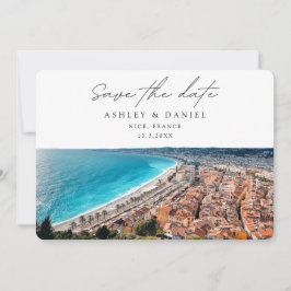 Convites Destino de Casamento Nice França Salve a Data