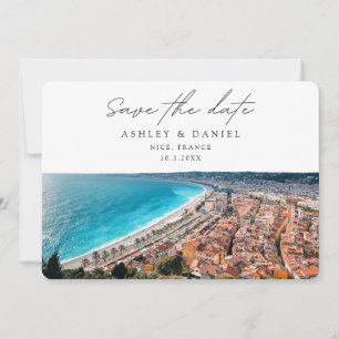 Convites Destino de Casamento Nice França Salve a Data