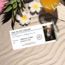 Destino Preto e Branco com Foto Salvar a Data