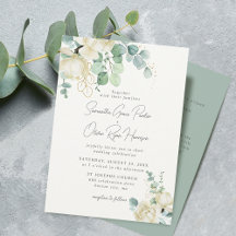 Detalhe de casamento elegante Magnólia Eucalipto e