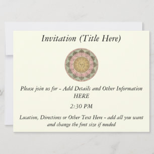 Convites Detalhe do Sol e das Estações do Mapa Antiquado po