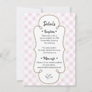 Convites detalhes chiques de casamento
