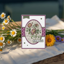 Detalhes da Rosa Rosa Rosa Rosa Escura Vintage nas