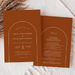 Convites Detalhes de Casamento Simples do Arch de Boho Terr<br><div class="desc">Este Simples design de Casamento e Convocação do Terracotta Arch Boho apresenta uma sofisticada paleta de marfim neutro emparelhada com lindíssimas opções de mistura e combinação de ferrugem terracotta, sábio verde e ameixa. A elegância subestimada da simples tipografia e arcos gentis cria uma estética calorosa e polida com o estilo...</div>